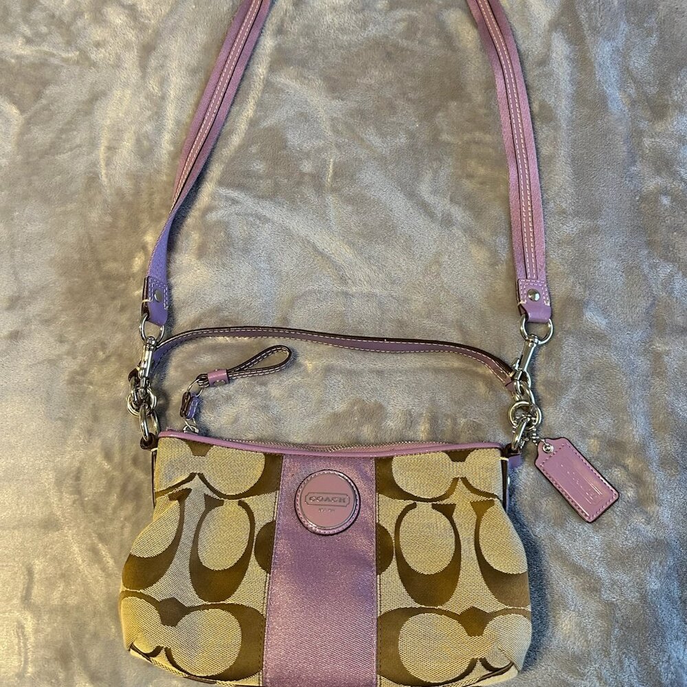 Coach Bag with Purple hints